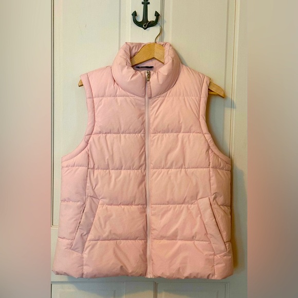 Tommy Hilfiger Jackets & Blazers - Tommy Hilfiger Light Pink Puffer Vest